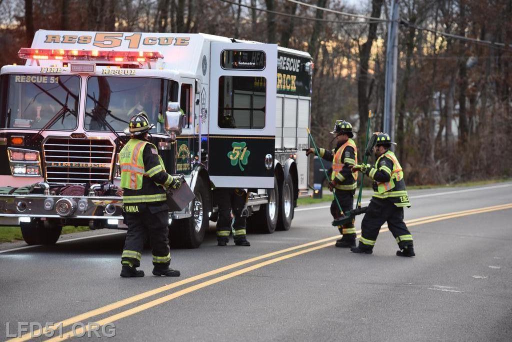 Early Morning Accident On Swamp Pike Limerick Fire Department