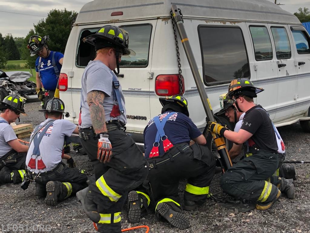 Vehicle Stabilization Training Limerick Fire Department